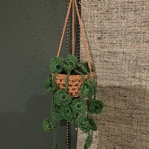 Handmade Crochet Hanging Plant Decor